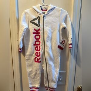 NWT Reebok Sweatshirt Hooded Romper